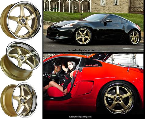 Wheels Nissan Z Z G Cp Rims Set Drift Vertini Gold Series