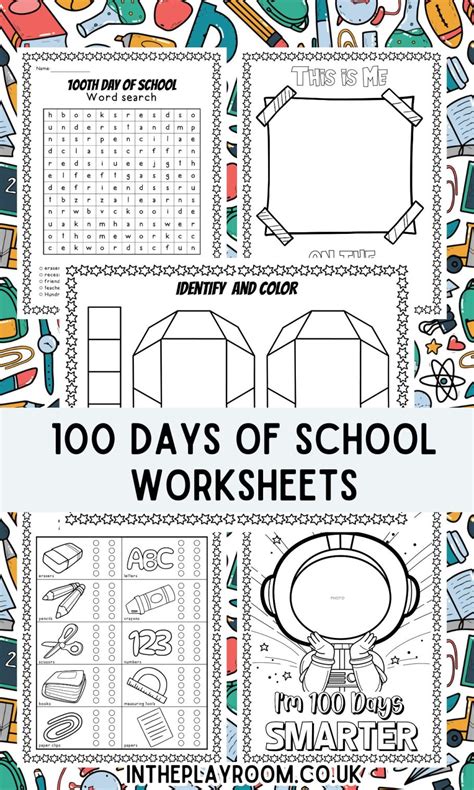 100 Days of School Activities & Coloring Pages | Free Printables ...