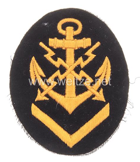 Kriegsmarine Ärmelabzeichen Laufbahn Oberfunkmaat 466224 Insignia