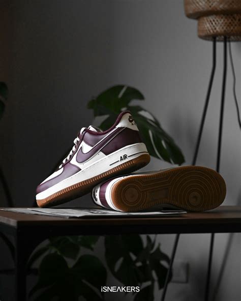 iSNEAKERS 現貨 Nike Air Force 1 Low College Pack Maroon Gum 酒紅焦糖底