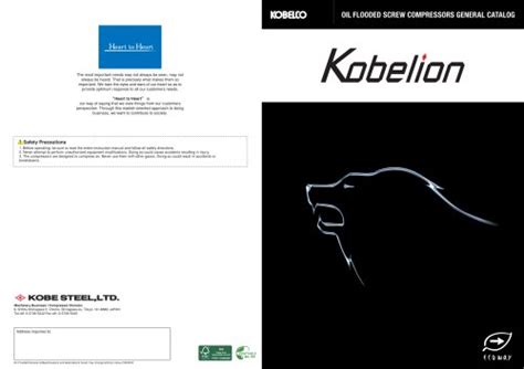 Todos Los Cat Logos Y Folletos T Cnicos Kobe Steel Ltd Std