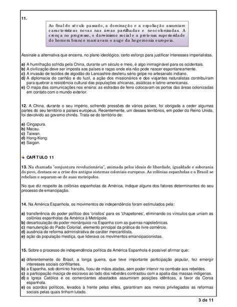 Prova De HistÓria 8° Ano Com Gabarito AvaliaÇÕes Atividades Para