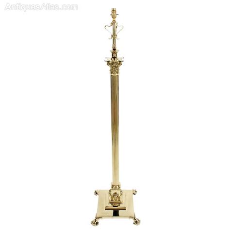 Antiques Atlas 19thC Brass Standard Lamp