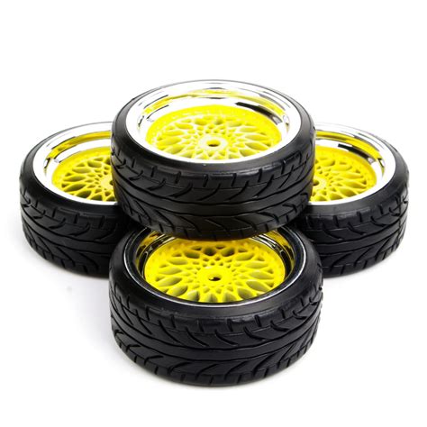 X Flat Drift Tires Wheel Rim Mm Hex For Hsp Hpi Rc On Road Car