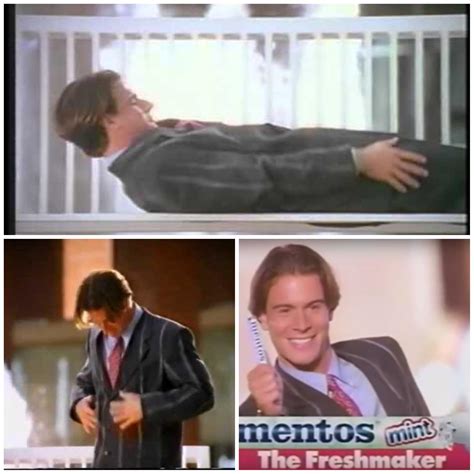 The Mentos commercial when the guy lays in the fresh paint and it ends ...