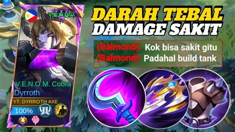 Counter Darah Tebal Build Dyrroth Tersakit Item Dyrroth