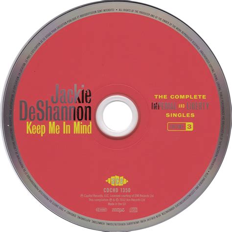 Carátula Cd De Jackie Deshannon Keep Me In Mind The Complete