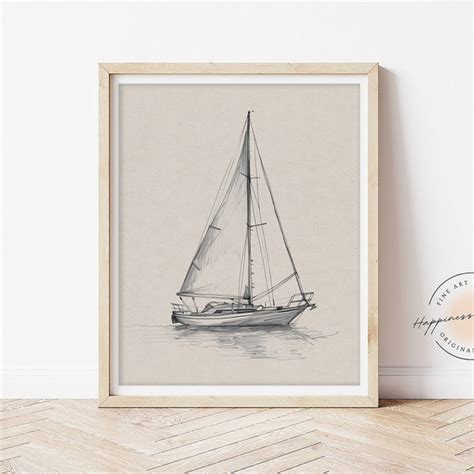 Sail Boat Decor Etsy