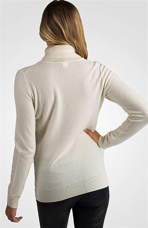 Womens Cashmere Turtleneck Sweater Cashmere Mania