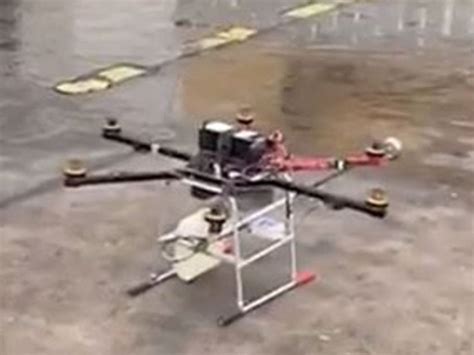 Chinese Group Turns Drone Into Flamethrower To Destroy Wasp Nests