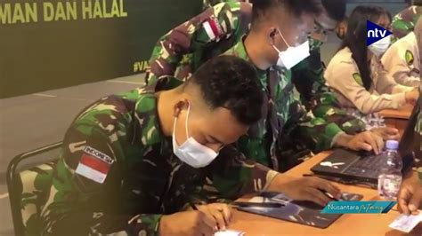 761 Prajurit Tni Polri Dan Satpol Pp Divaksin YouTube