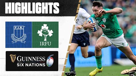 Six Nations Rugby | Highlights: Italy v Ireland