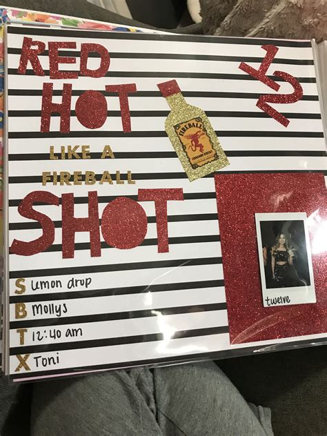 shot book page twelve 21st birthday ideas shot book twelve | 21st shot
