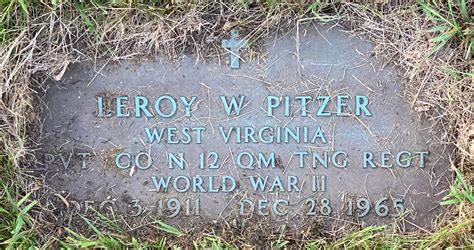 Leroy Wells Pitzer Find A Grave Memorial