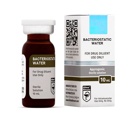 Agua bacteriostática botella de 10 ml Hilma UPsteroid Compre