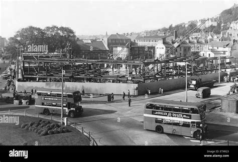 New Shopping Complex Being Built On The Kingsway Roundabout Swansea