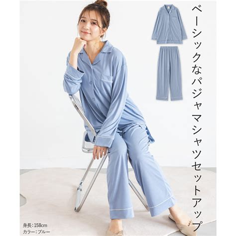 フランデランジェリー fran de lingerie tororelax とろリラパジャマシャツ上下セットパジャマ ラベンダー 靴