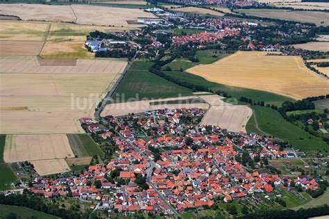 Milz Von Oben Ortsansicht In Milz Im Bundesland Th Ringen Deutschland