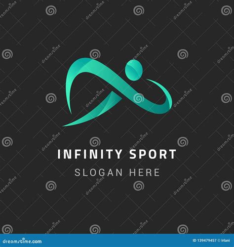 Infinity sport vector logo stock vector. Illustration of bussiness ...