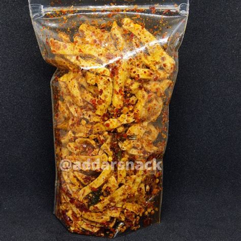 Jual Basreng Stik Bumbu Basah Daun Jeruk Basreng Pedas Gram