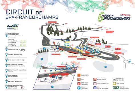 Spa Francorchamps Circuit Map