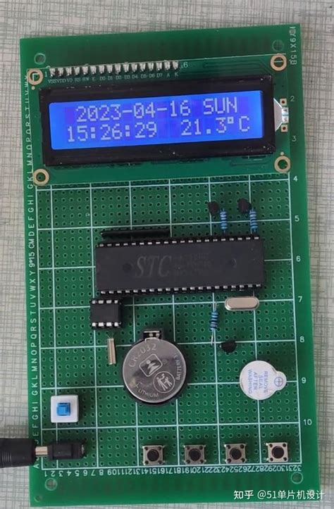 基于51单片机的电子万年历设计 知乎