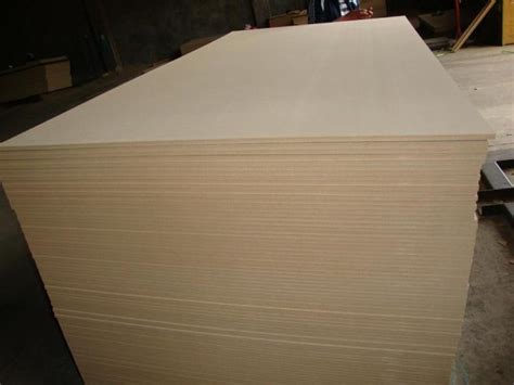 Raw Plain High Density Fiberboard Sheets Waterproof Wood Fiber