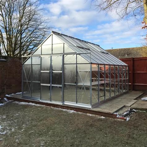 Rhino Premium 12ft X 16ft Aluminum Greenhouse Rhino Greenhouses Us