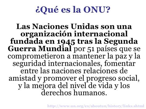 Aspectos Generales De La Onu