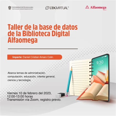 Taller De La Base De Datos De La Biblioteca Digital Alfaomega