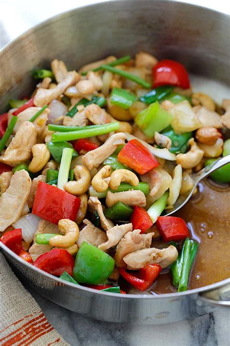 Thai Cashew Chicken Easy Delicious Recipes