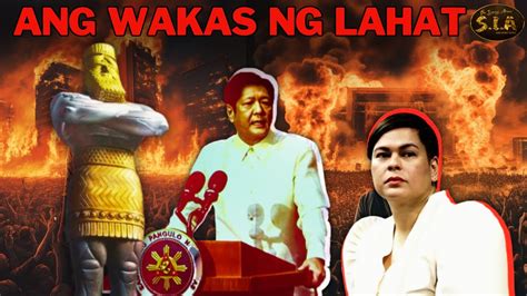 DUTERTE MARCOS Ang Katapusan Ang Huling Presidenteng Uupo Ayon Sa