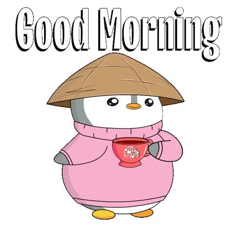 Coffee Morning Sticker By Pudgy Penguins For IOS Android GIPHY