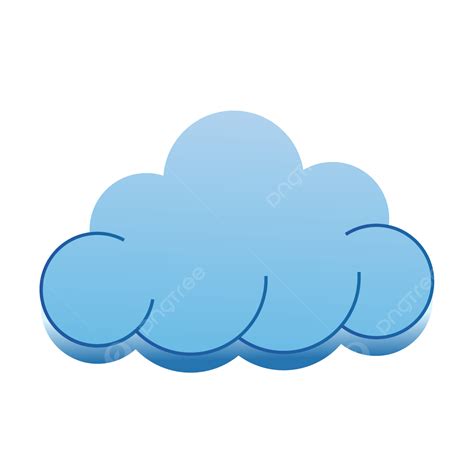 Diseño De Arte Gráfico De Vector De Nube Azul Gratis Png Nube Azul