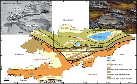 Palaeozoic Terrane Subdivision Within The Kyrgyz Tien Shan Northern