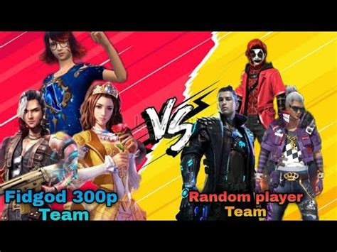 Fidgod 300p TG Devil And Superstar 3vs3 Pro Random Player Custom YouTube