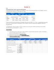 Module Docx Module Q Estimating Share Value Using The Ropi