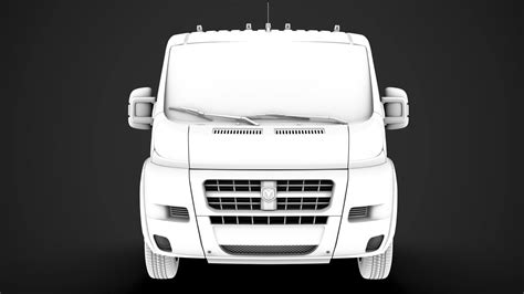 Ram Promaster Cargo Chassis Truck Crew Cab 4035xl Wb 2019 3d Model By Creator 3d