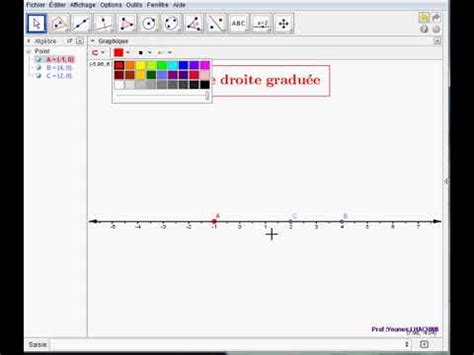 Comment Tracer Une Droite Gradu E Youtube