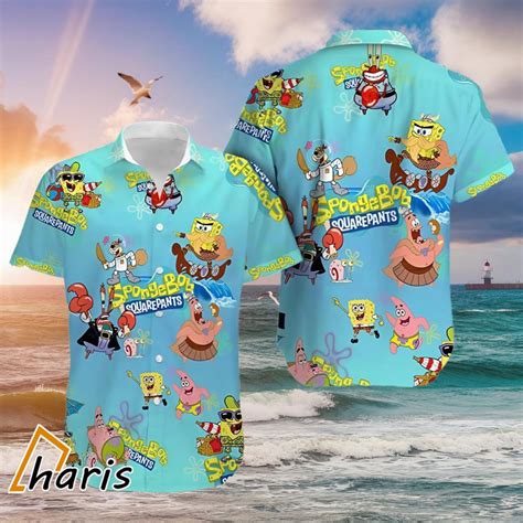 SpongeBob SquarePants Summer Beach SpongeBob Hawaiian Shirt Hot Sale 2026