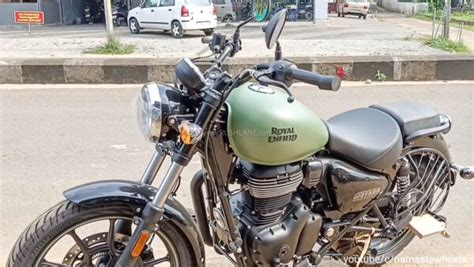 Royal Enfield Meteor 350 New Green Colour First Look Walkaround