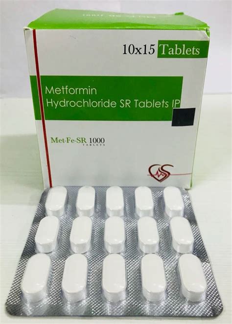 Metformin Hydrochloride 1000 Mg Sr At ₹ 6750box Genericart Tablet