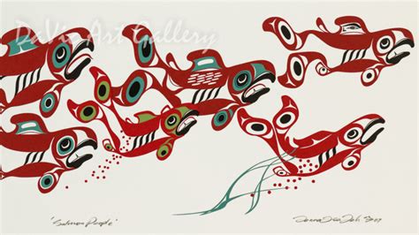 Salmon People By Mark Preston Northwest Coast Native Canadian Arts