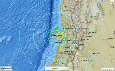 Un Terremoto De Magnitud 6 7 Sacude La Región De Valparaíso En Chile