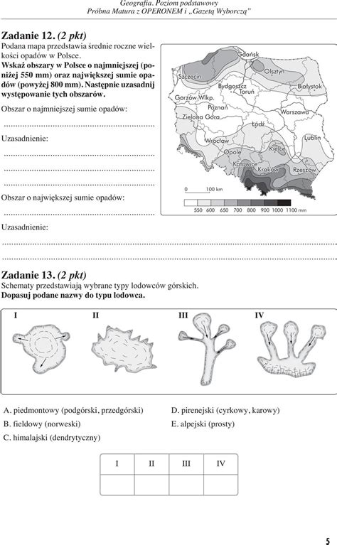 Arkusz Pr Bnej Matury Z Operonem Geografia Pdf Darmowe Pobieranie