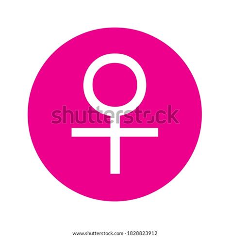 Female Symbol Icon White Background Stock Illustration 1828823912