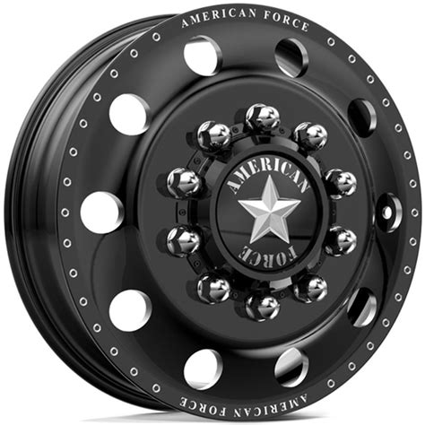 Black American Force Dually Wheels