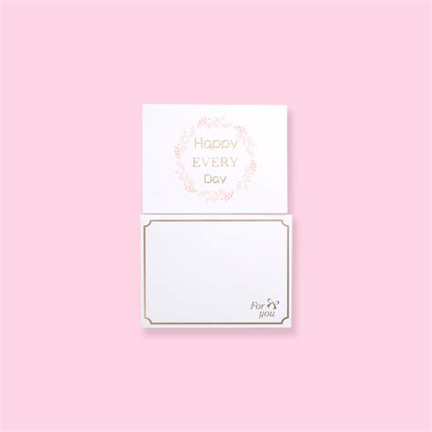 Grußkarte Mit Goldfolie Happy Every Day — Stationery Pal