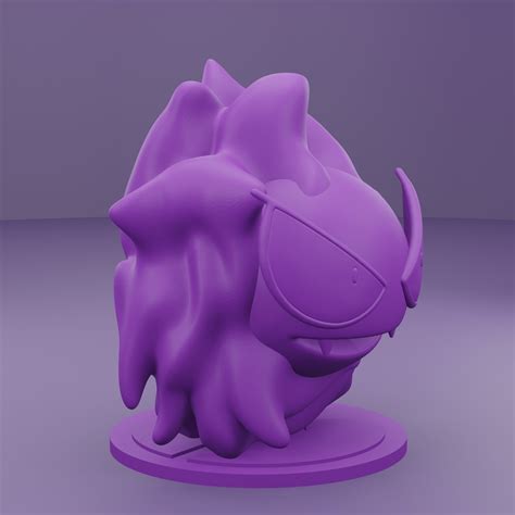 Stl File Pokemon No 092 094 Gastly Haunter Gengar 🐉 ・3d Print Model To Download・cults