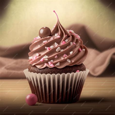 Premium AI Image | Delicious aesthetic cupcake abstract seasonal ...